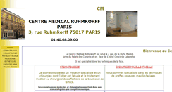 Desktop Screenshot of cmr-paris.com