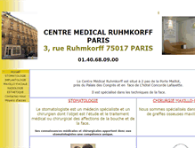 Tablet Screenshot of cmr-paris.com